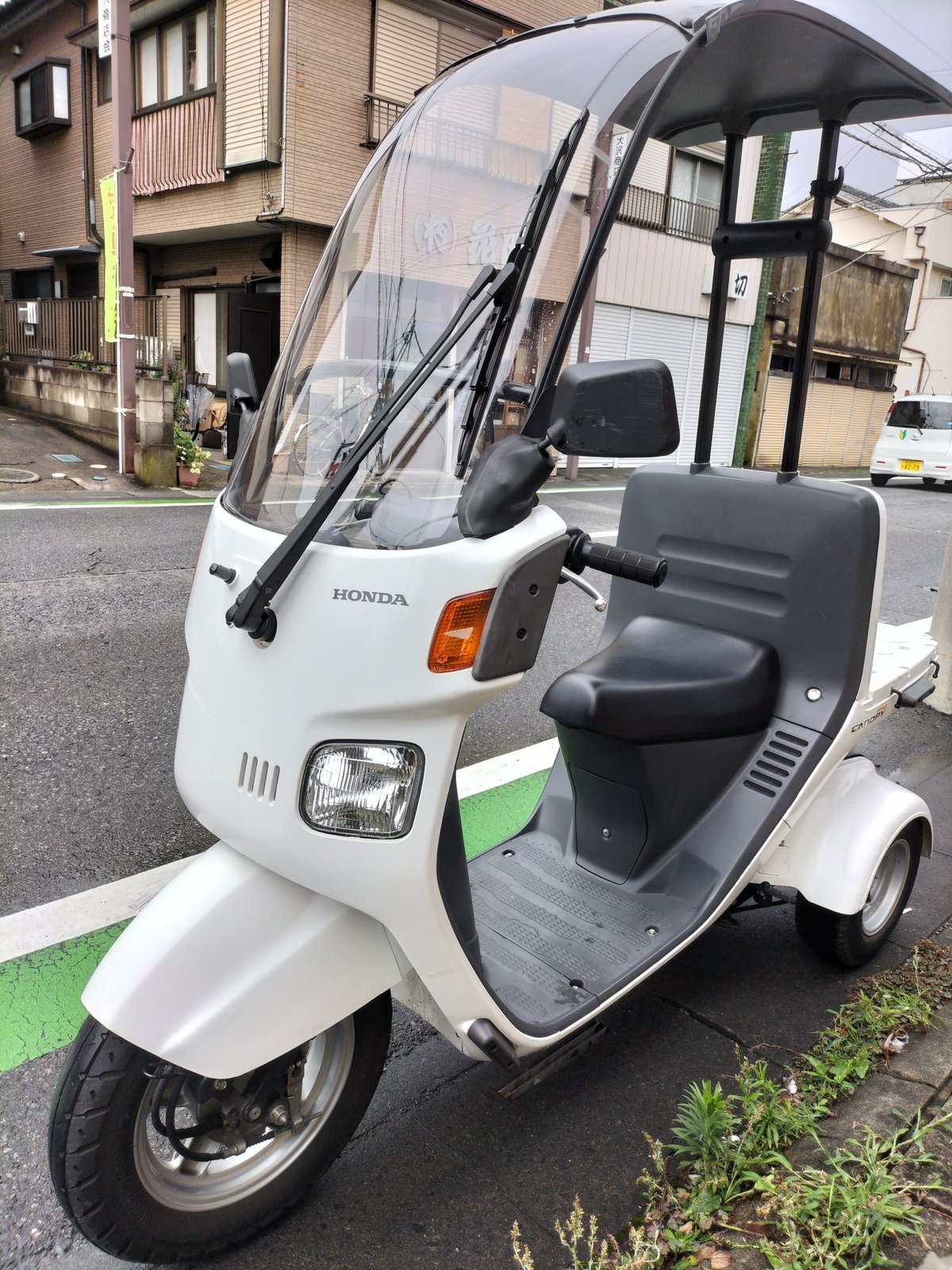 ホンダ ジャイロキャノピー TA03 USB グリヒータ USB 青臭 整備済 4スト 