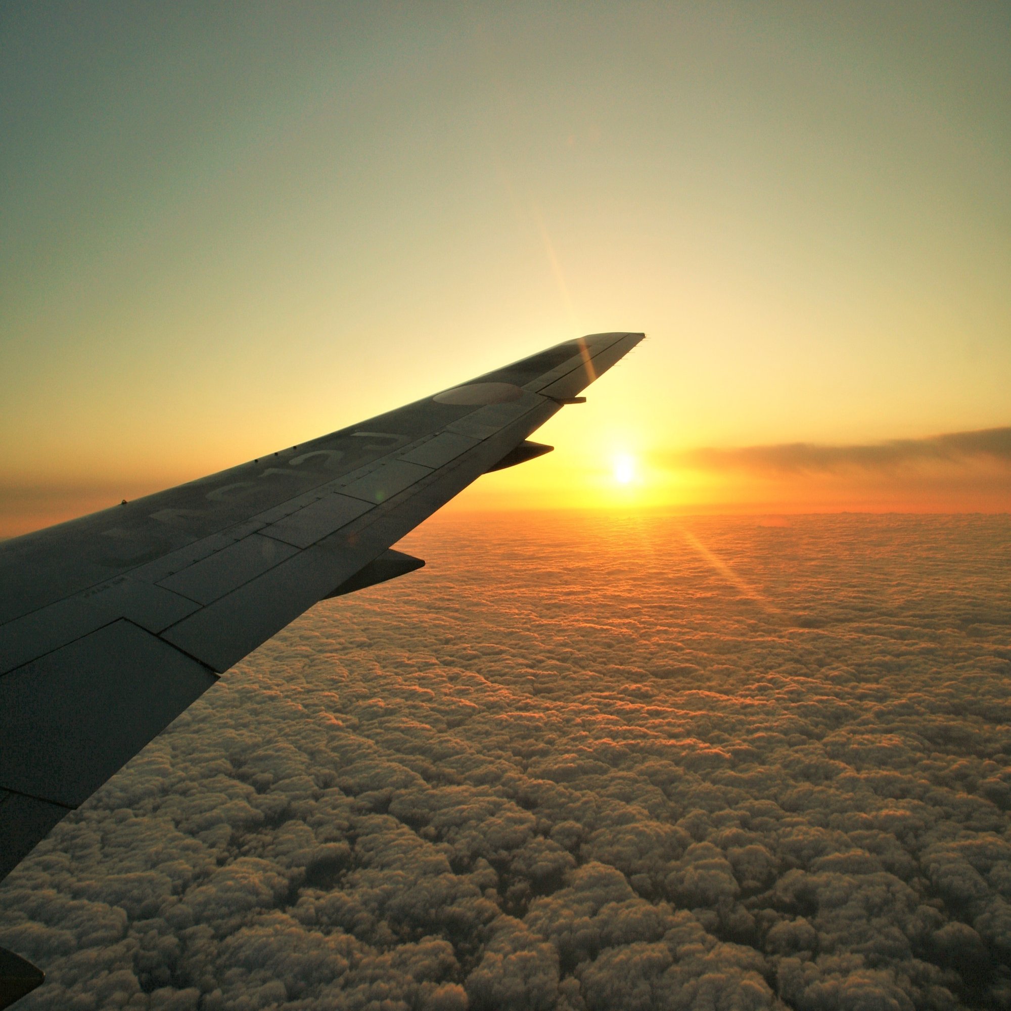 輝かしい夜明け 日本に帰る飛行機より臨む 食の工房オフィスアルベロ イタリア料理教室 In 神戸 Note