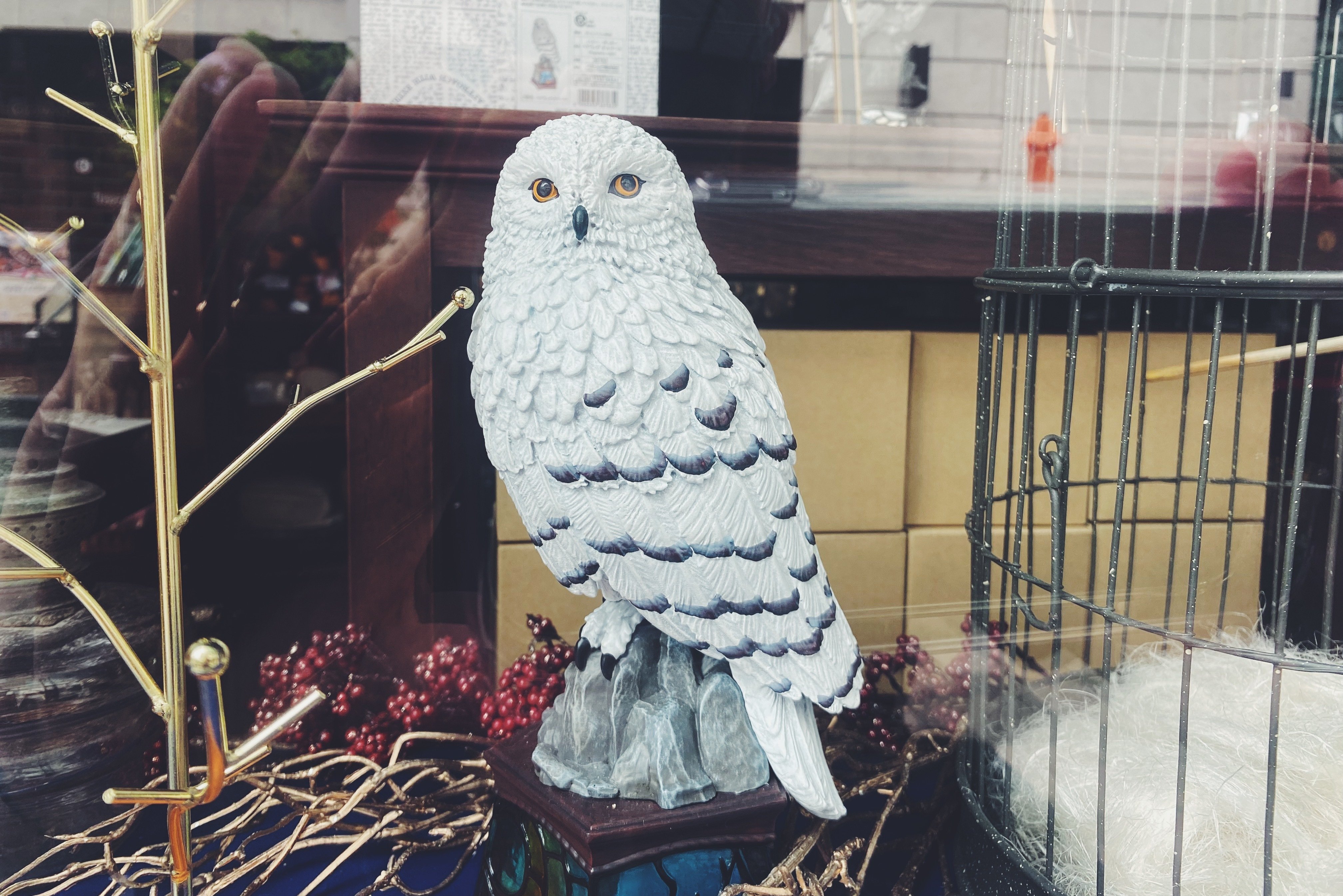 白いフクロウの置物 4448 稲垣純也 Note