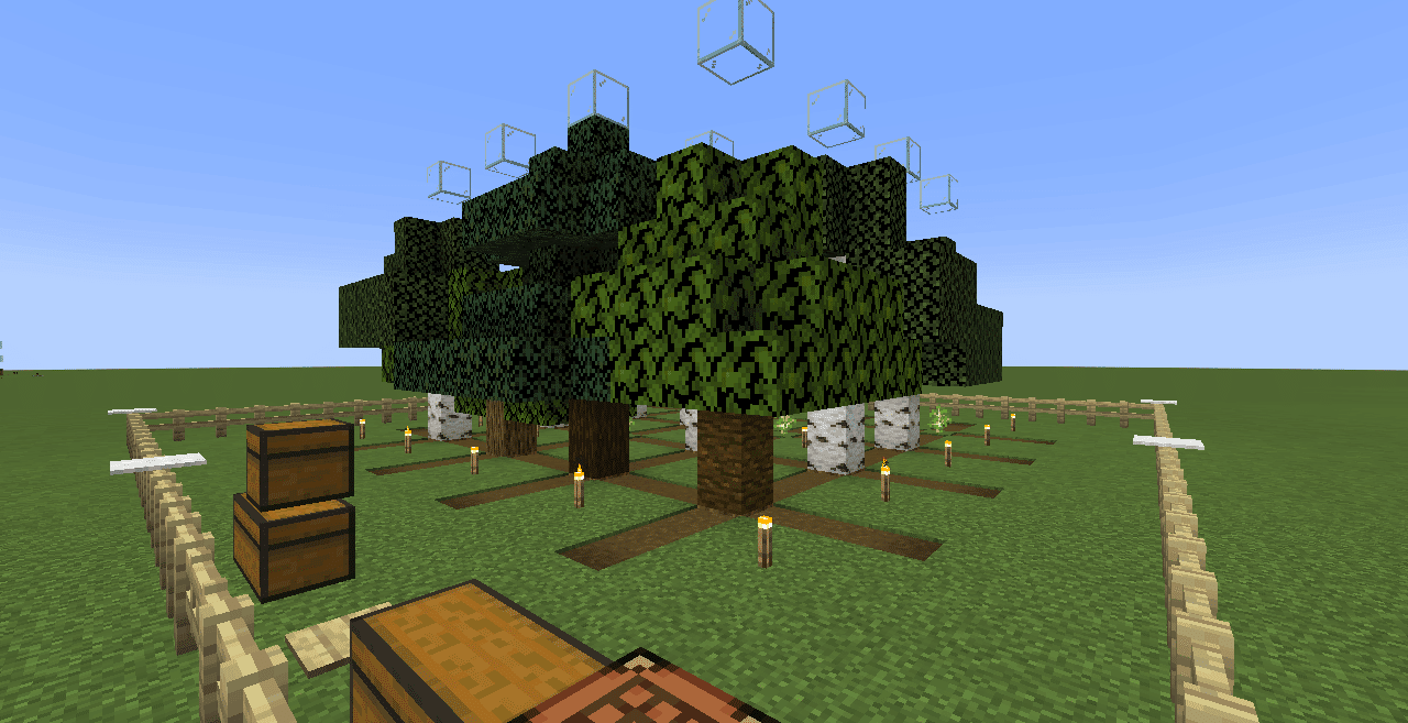 Minecraft 簡易的な植林場の作り方 Java版 簡単な自己紹介 トモエ Note