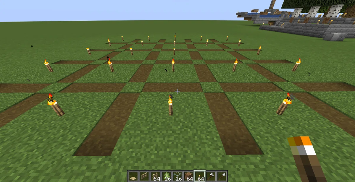[Minecraft] How to build a simple tree farm (Java Edition)｜トモエ