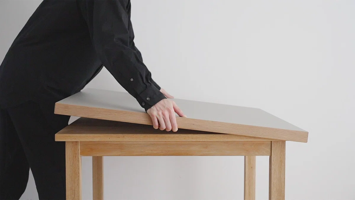 人気商品】無印良品 折りたたみテーブル 幅120cm・オーク材 在宅 