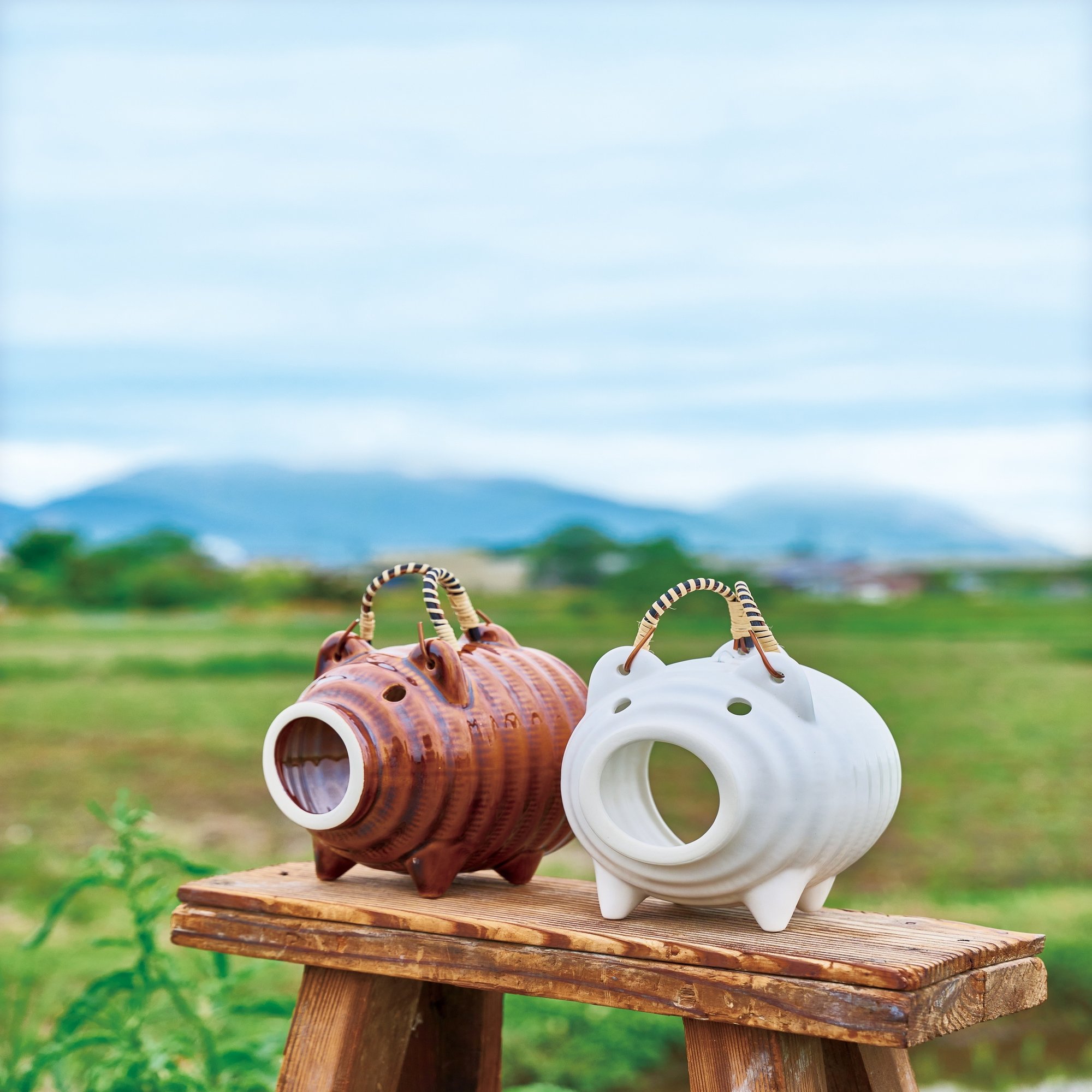 菰野ばんこ 日本の夏に萬古焼の蚊遣り豚を 三重県菰野町 ほんのひととき Note
