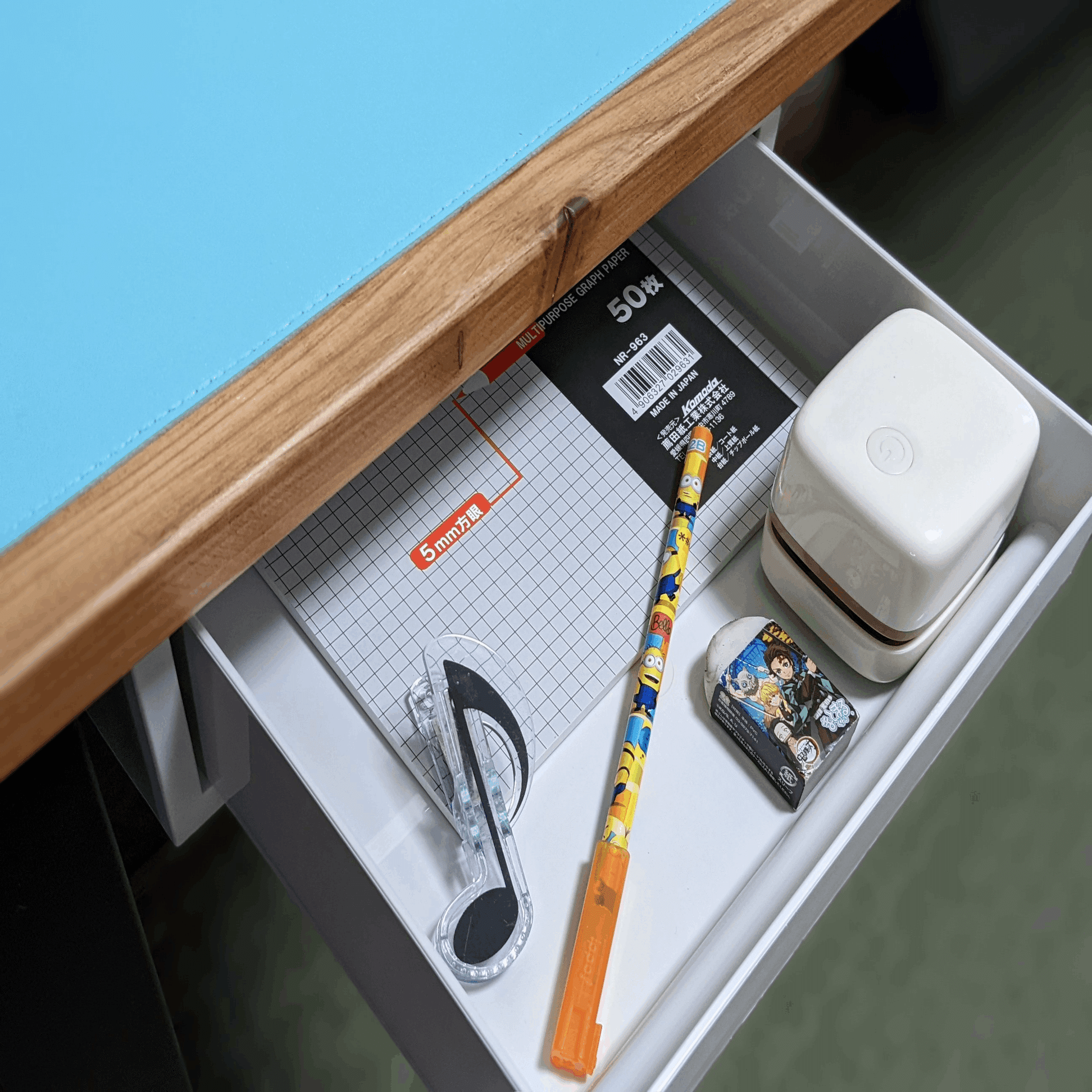 DIY] 無印良品ポリプロピレンケースで自作デスクに引き出しを作製する