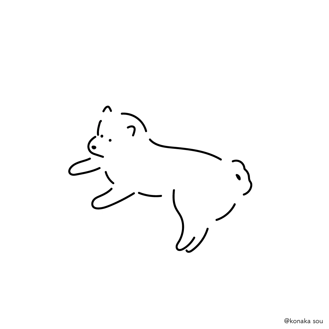 柴犬のイラスト くつろぐ柴犬 湖中そう 柴犬クリエイター Note
