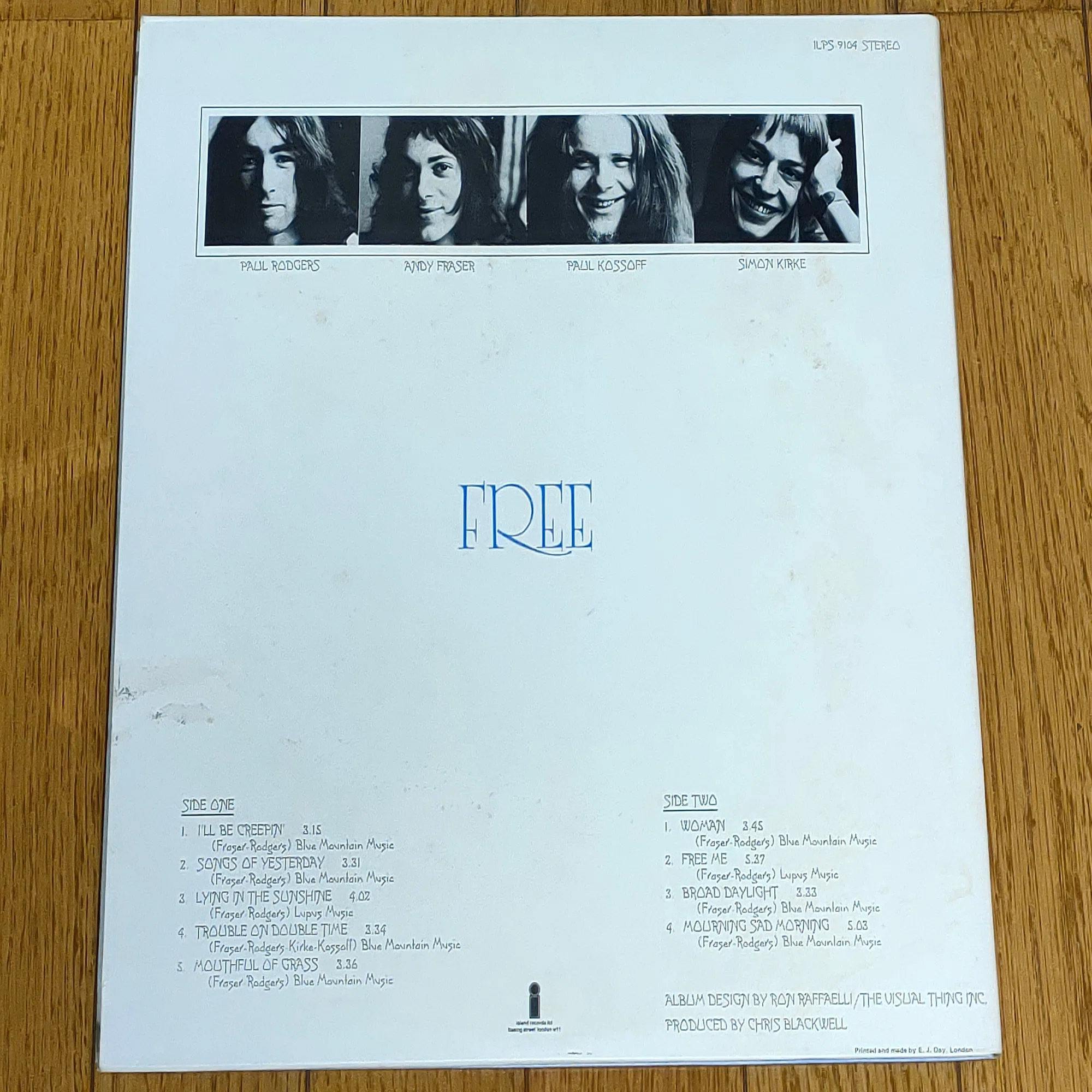 Free】(1969) Free 暗く湿った英国サウンドの2作目｜よっしー