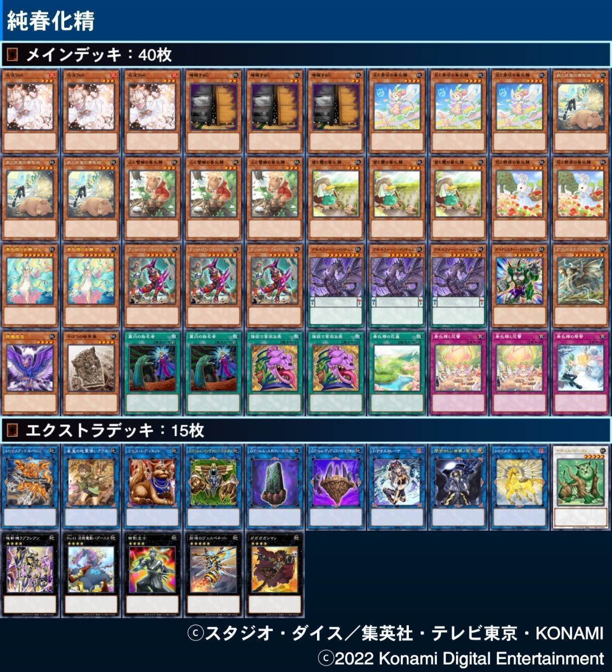 柔らかい パーツ2081 遊戯王 ナチュル 春化精 デッキ パーツ aob.adv.br
