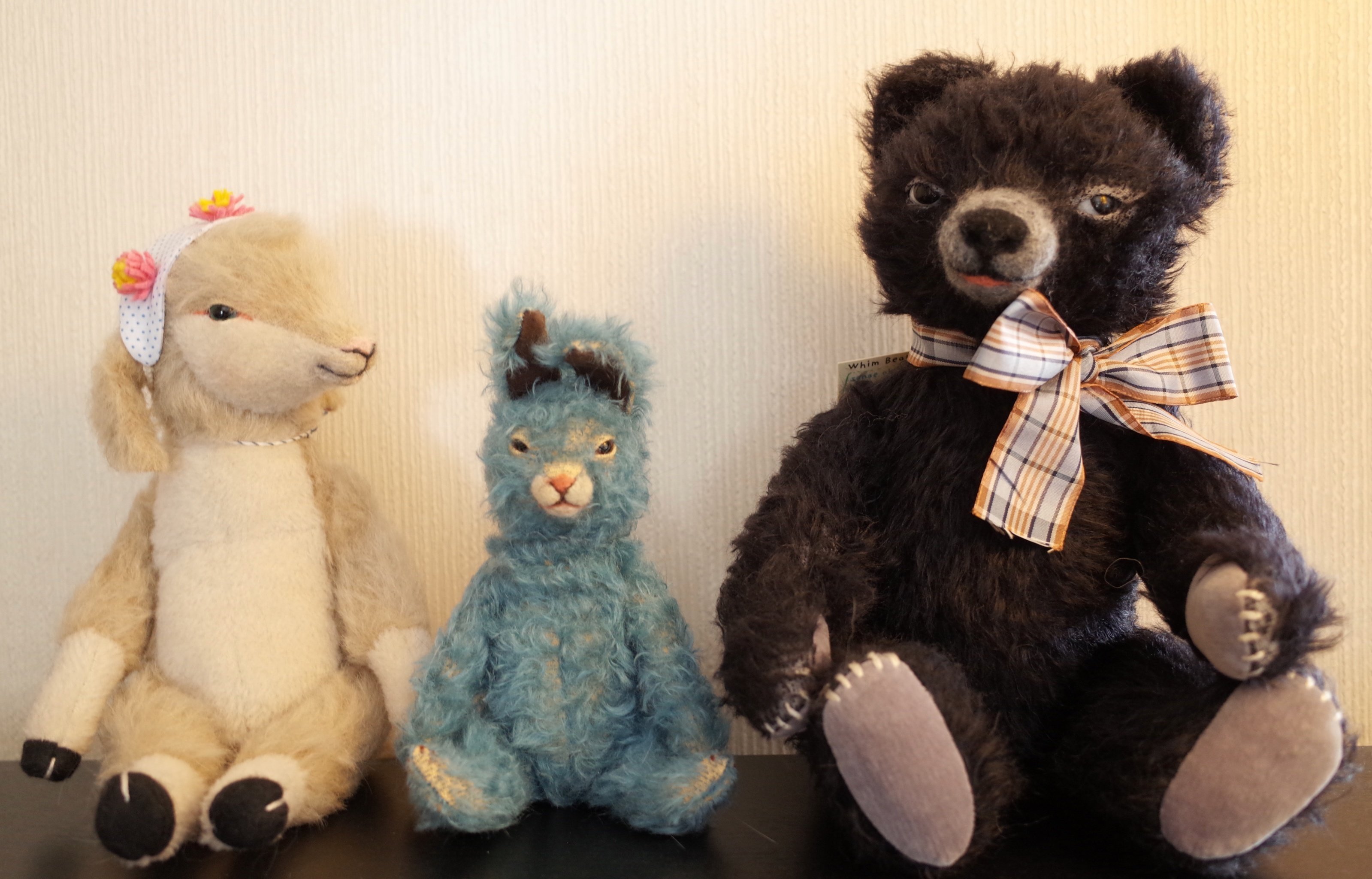 作家さん　テディベア　ネコ　くったり 作家さん テディベア ネコ くったり