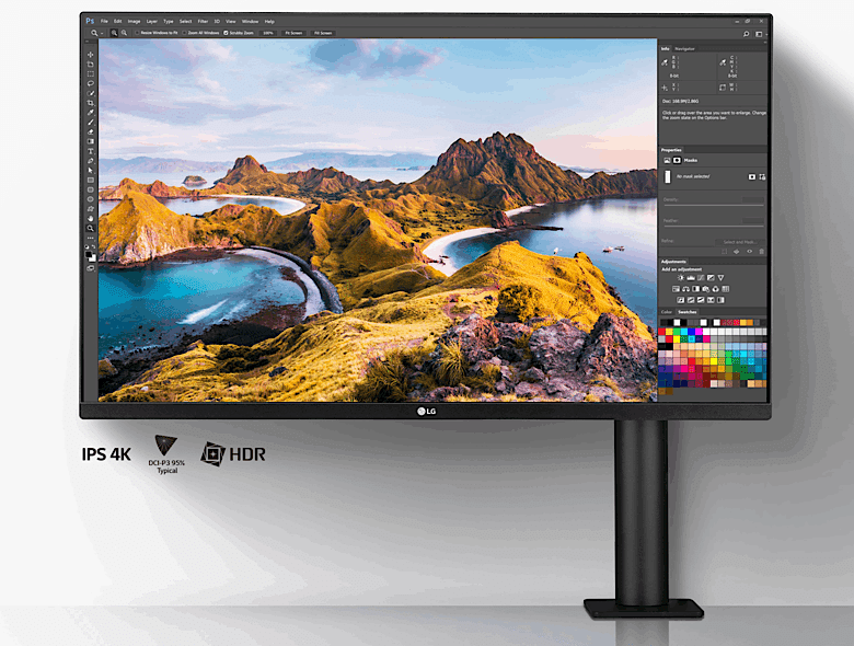LG 32UN880-Bレビュー】高品質アーム付き31.5インチモニター