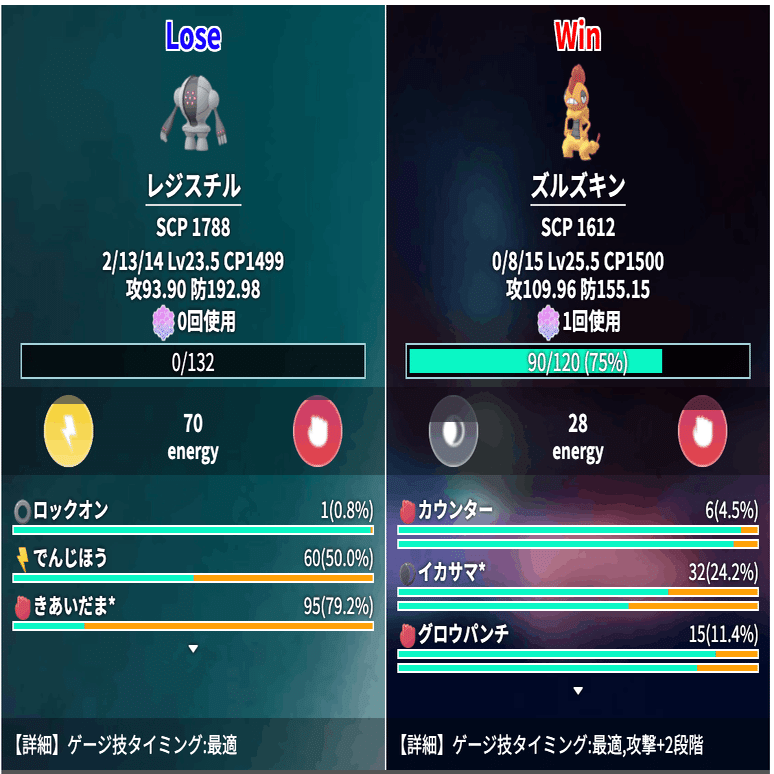 ポケモンgo Pvp講座 その4 対面の有利不利 はしるねこ Note