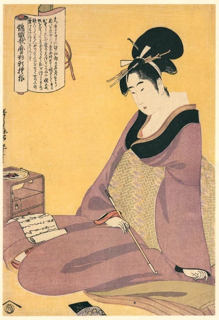 四ツ木通りの引ふね」−江戸時代の方が生きやすい？−『江戸名所道戯尽 