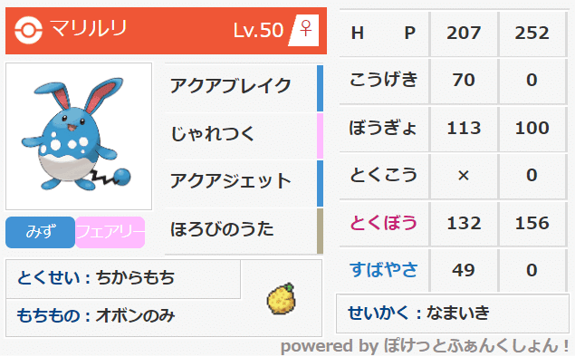 最終1807 28勝6敗 二刀流マリルリ とびはねろ コイキング がはく Note