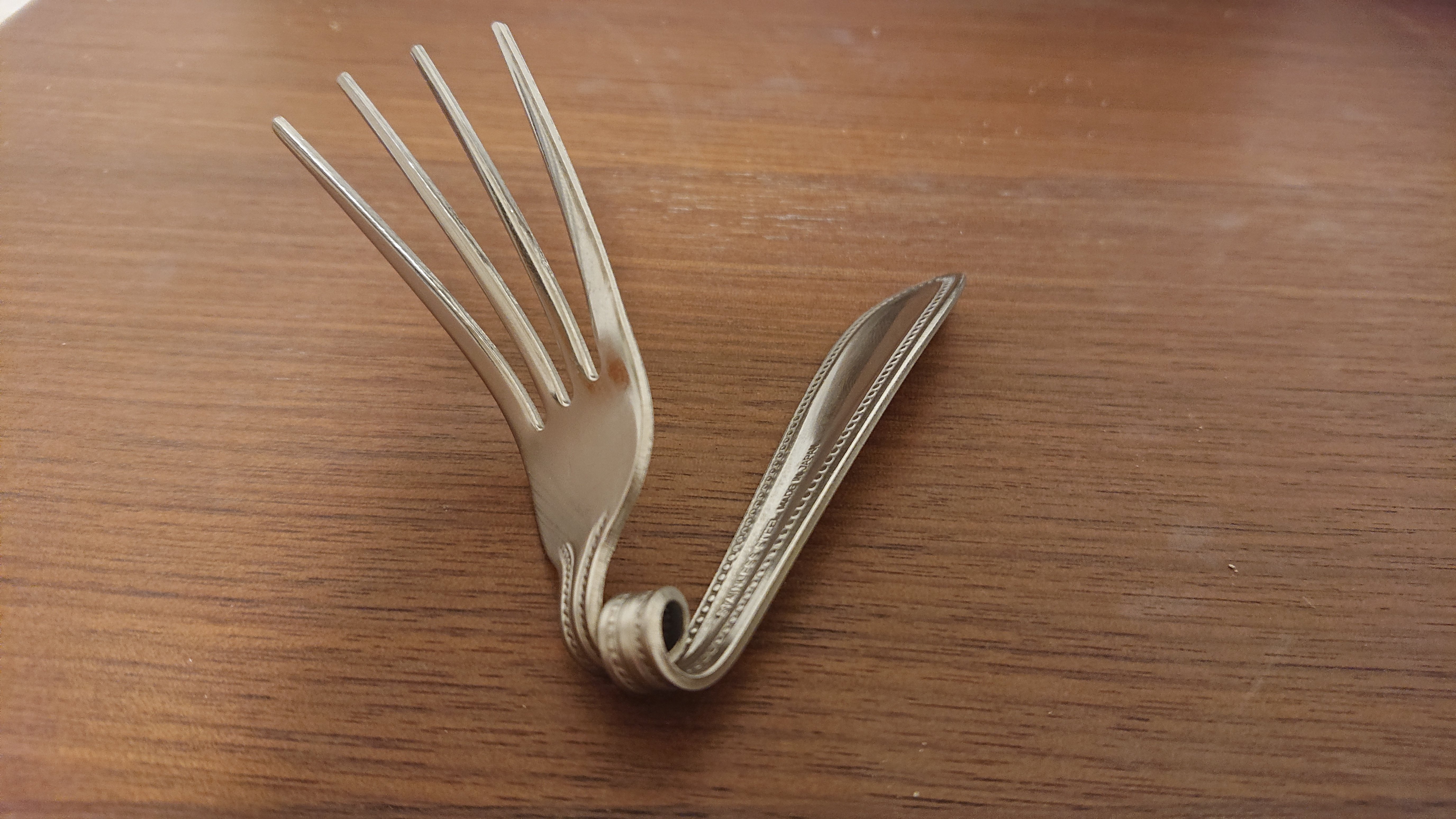 フォーク曲げのコツはこんな事だった ～&そこから得た気づき～｜天歩