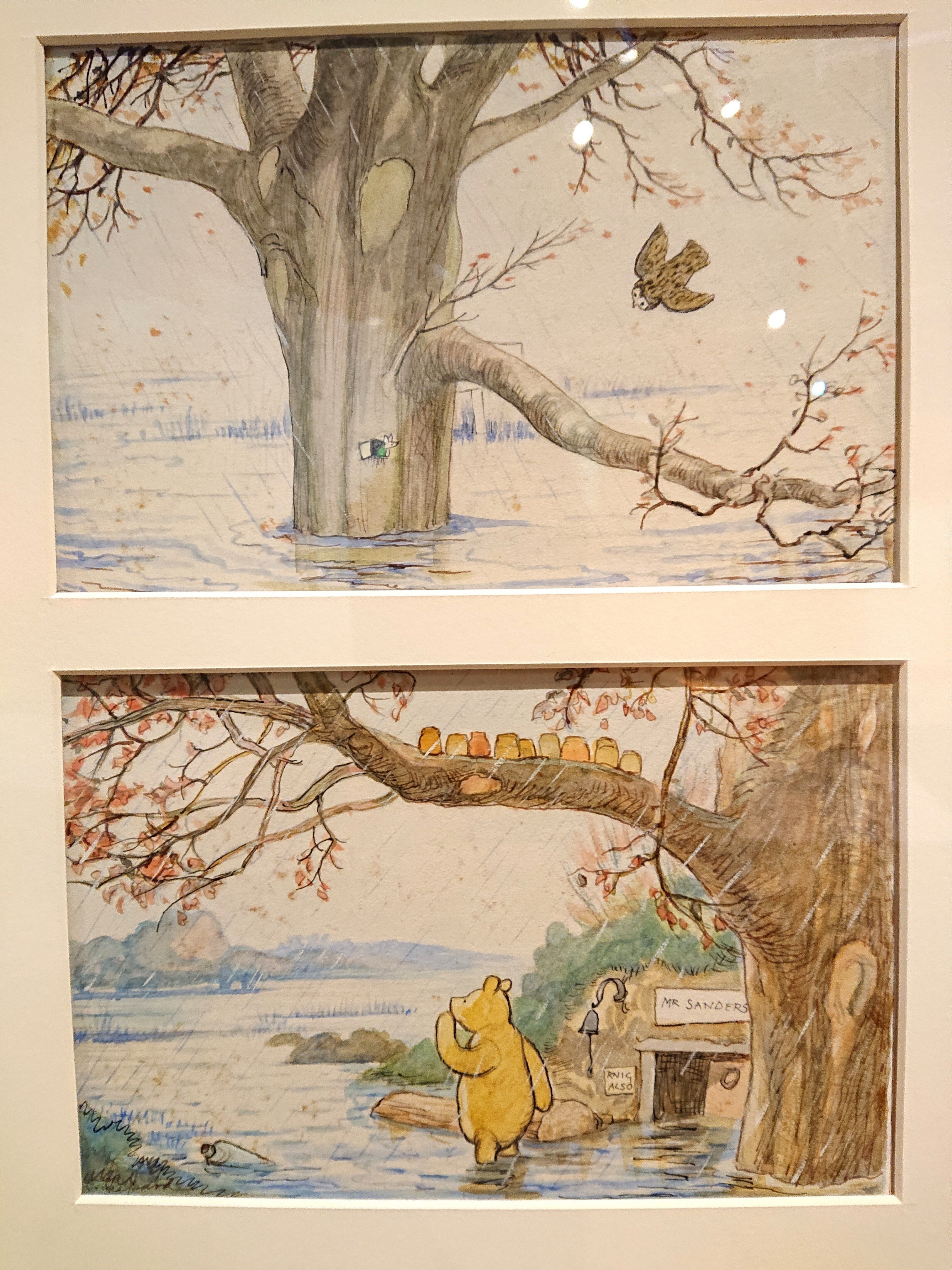 ディズニー Disney 版画 プーさん ティガー アールビバン コールマン