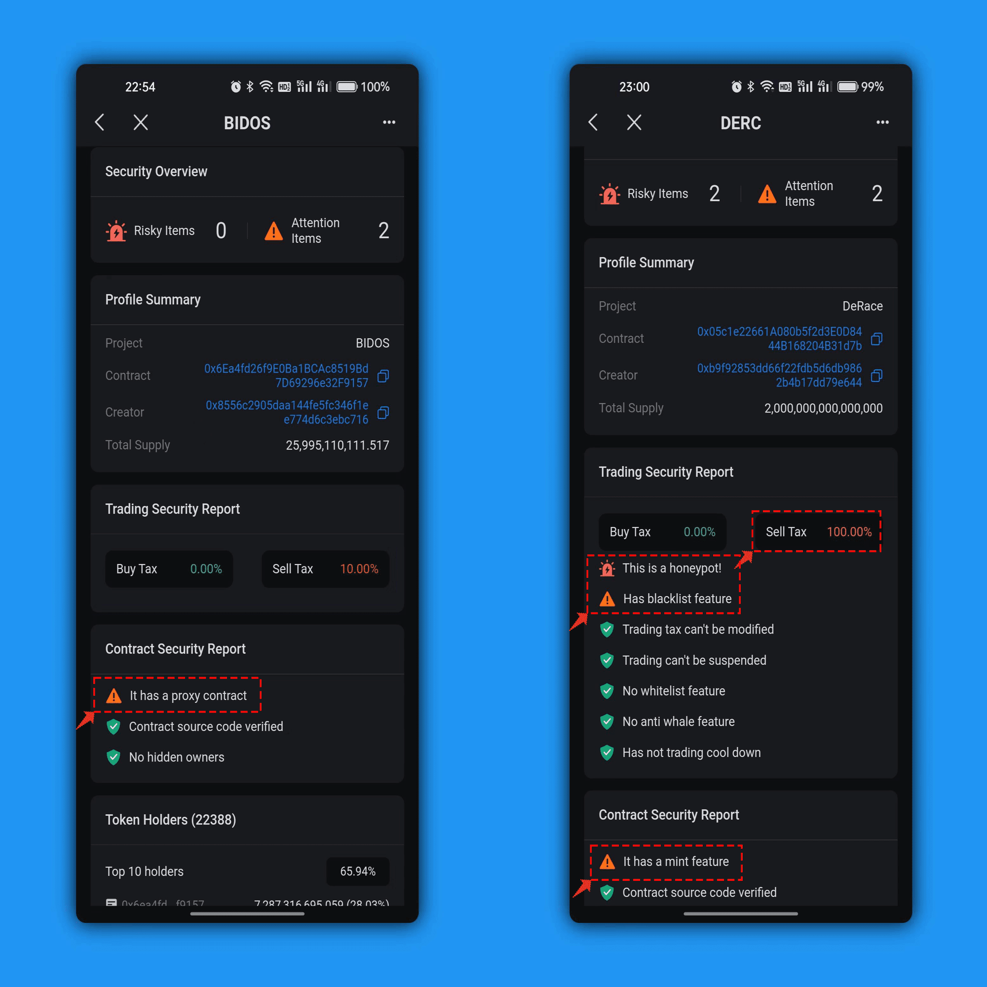 トークンセキュリティ検知機能の使い方｜TokenPocket (トークン