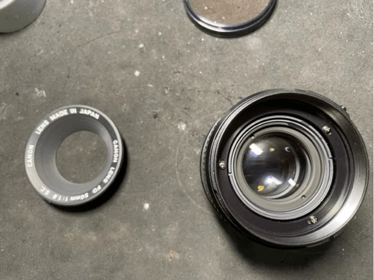 CANON FD 50mm F1.8 S.C. 分解｜FWP_office