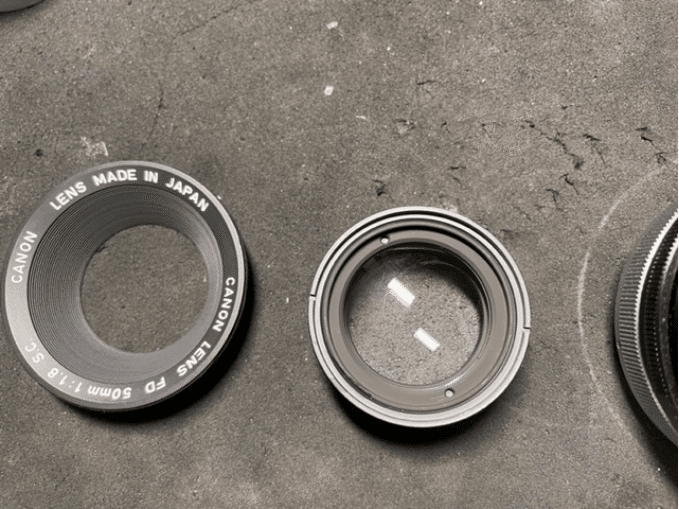CANON FD 50mm F1.8 S.C. 分解｜FWP_office