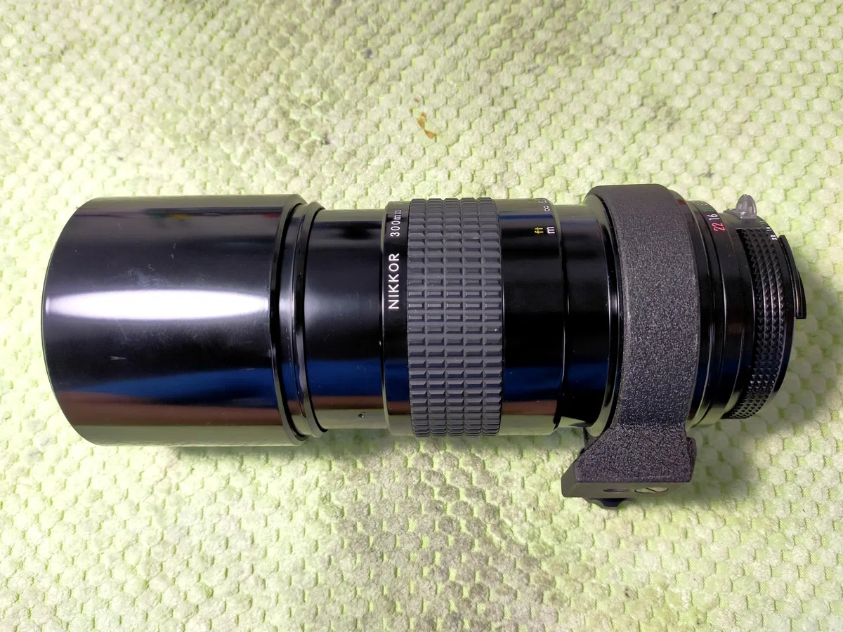 Nikon Ai 300mm F/4.5の分解｜フィルムカメラ修理のアクアカメラ