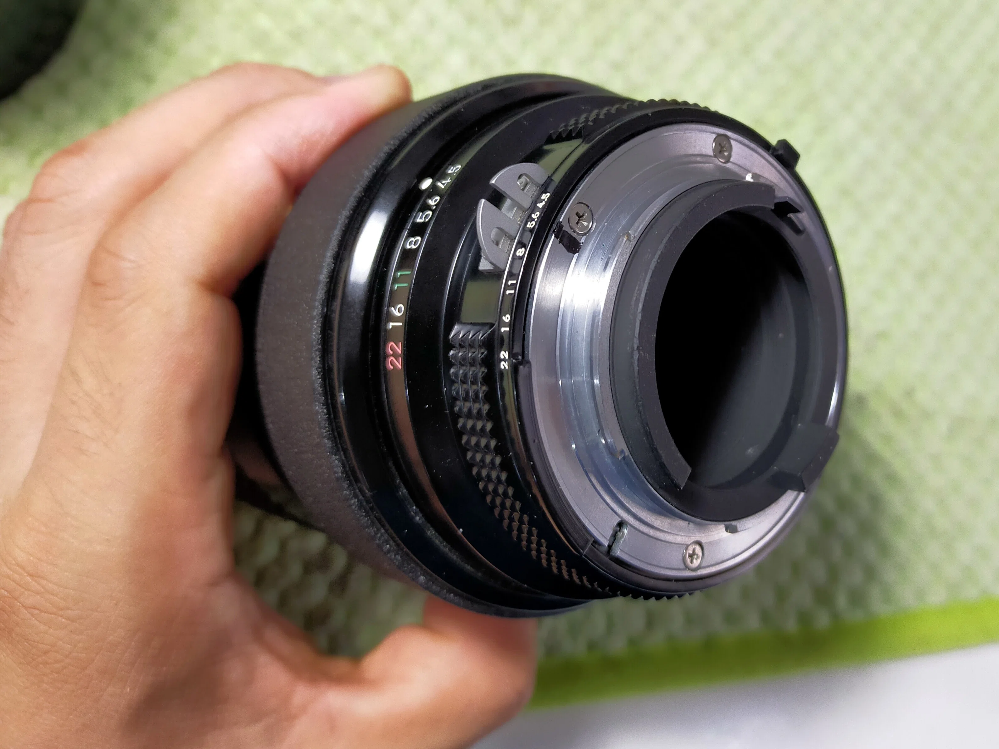 Nikon Ai 300mm F/4.5の分解｜フィルムカメラ修理のアクアカメラ