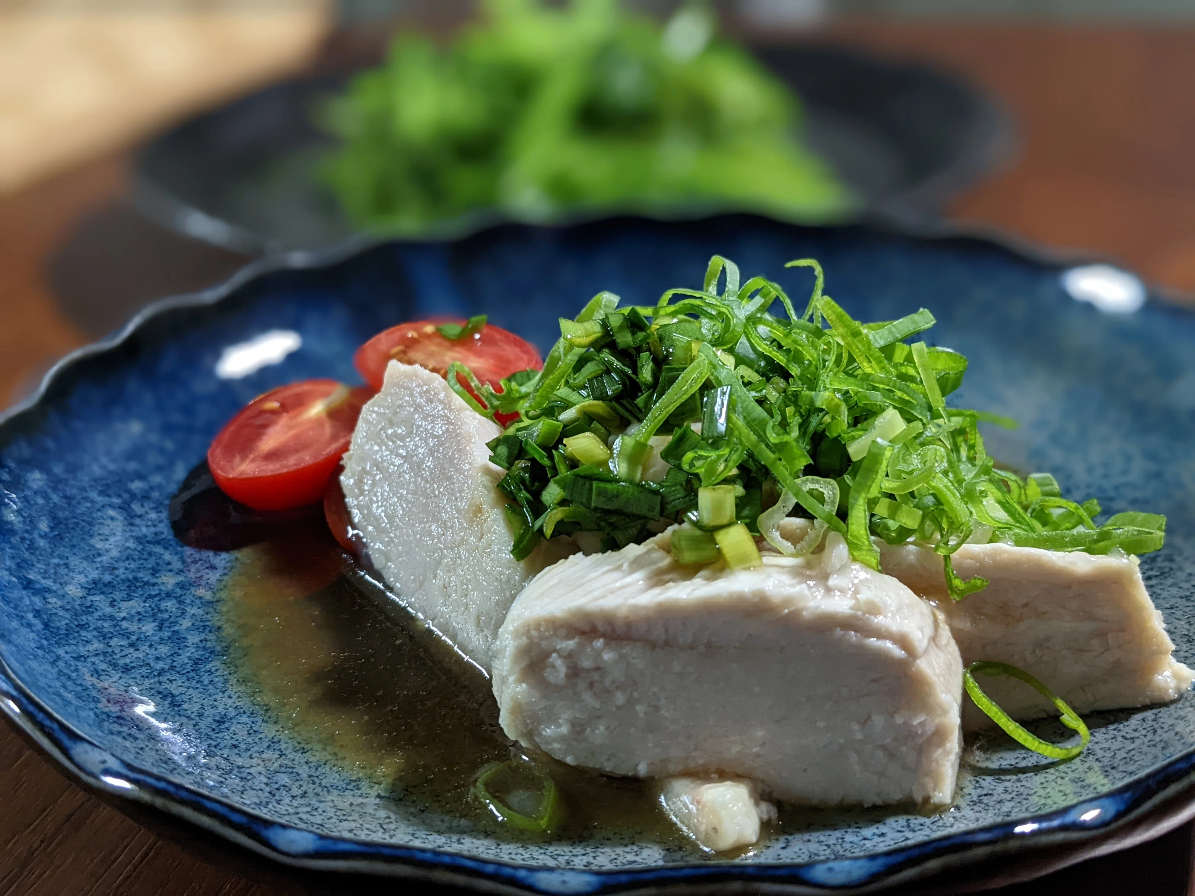 Slippery Crystal Chicken with Chive Ponzu Sauce｜MASAMI＠夜ごはんの話