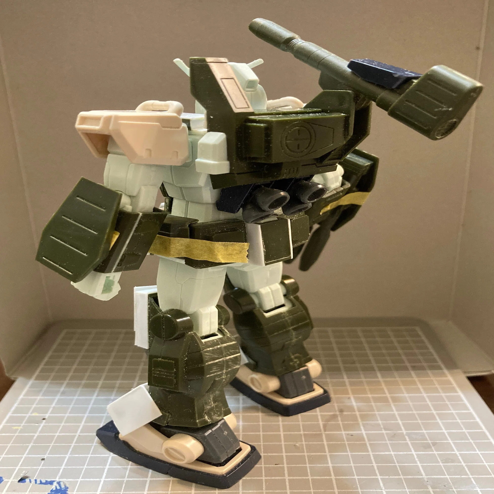 ガンプラ MSV フルアーマーガンダム 1/144 をFG+旧キット+HGUCの 