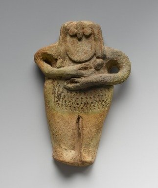特上美品 古代 メキシコ 土偶 置物 高さ約16.9㎝ 本さ5-0314①