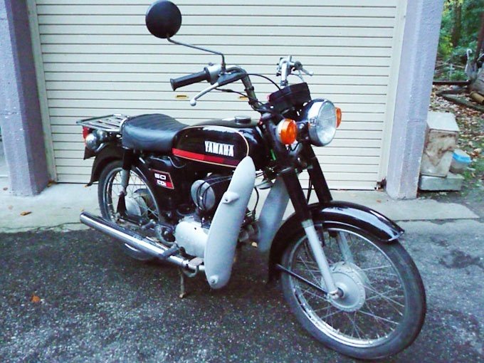 売約】YB-1 後タイヤ交換済み!空冷2サイクル! 現役！実動車！昭和 