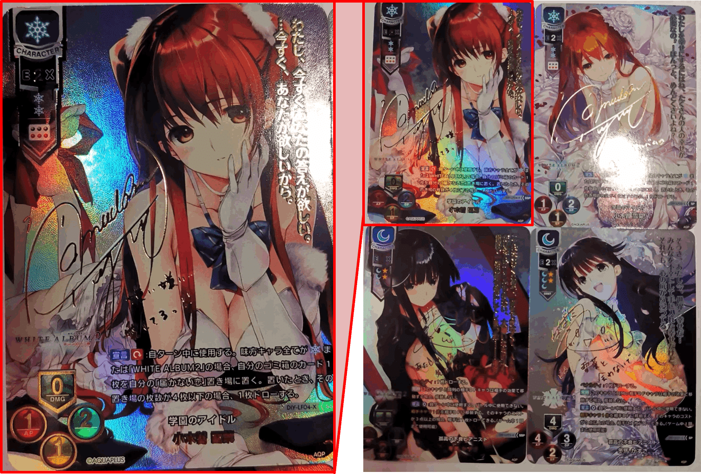 2021 Weiss Schwarz Towa 複製サイン入りカード 2021 WEISS SCHWARZ