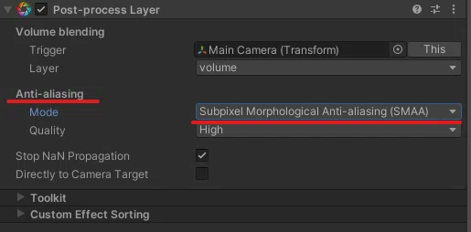 [Unity] Anti-aliasing｜雨都々️