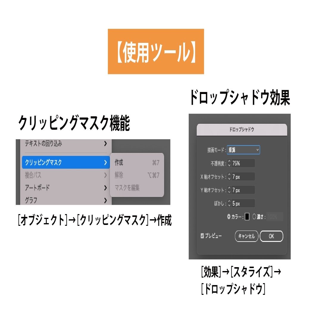 かんたんイラレ塾 チェキ風写真の作り方 Glue Design Note編集部 Note