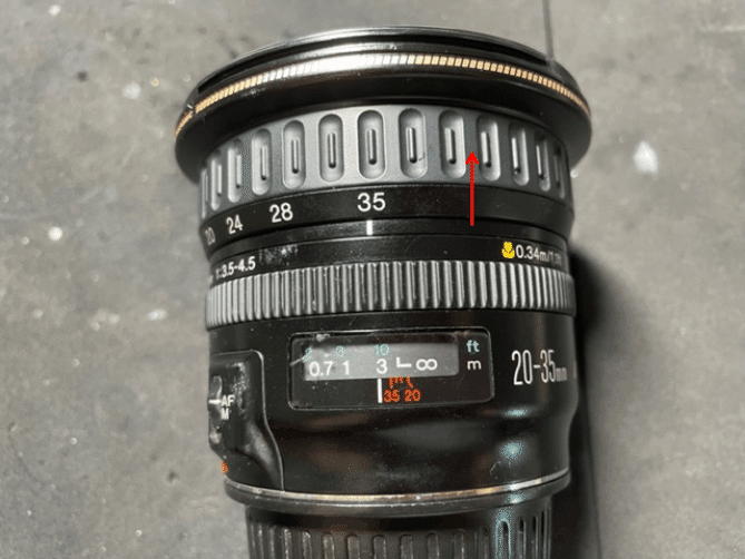 CANON EF 20-35mm 3.5-4.5 USM 分解｜FWP_office