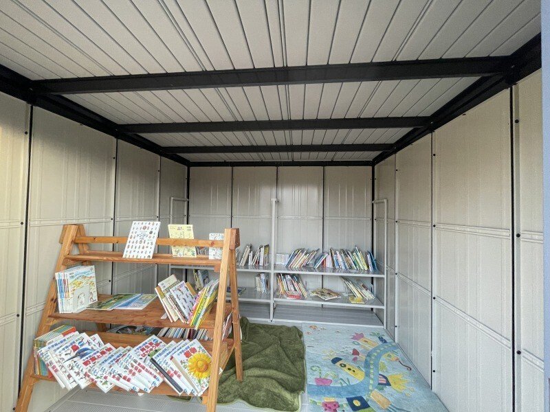 物置倉庫をガーデンライブラリー小屋に。｜えんがわ商店｜セルフ