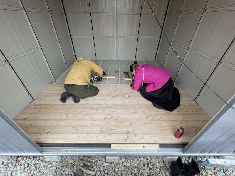 倉庫・納屋などの床張り強化に！②DIY 用カット合板　10枚 倉庫・納屋などの床張り強化に！②DIY 用カット合板 10枚