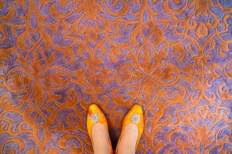 ホテル川久の可愛い床の画像③