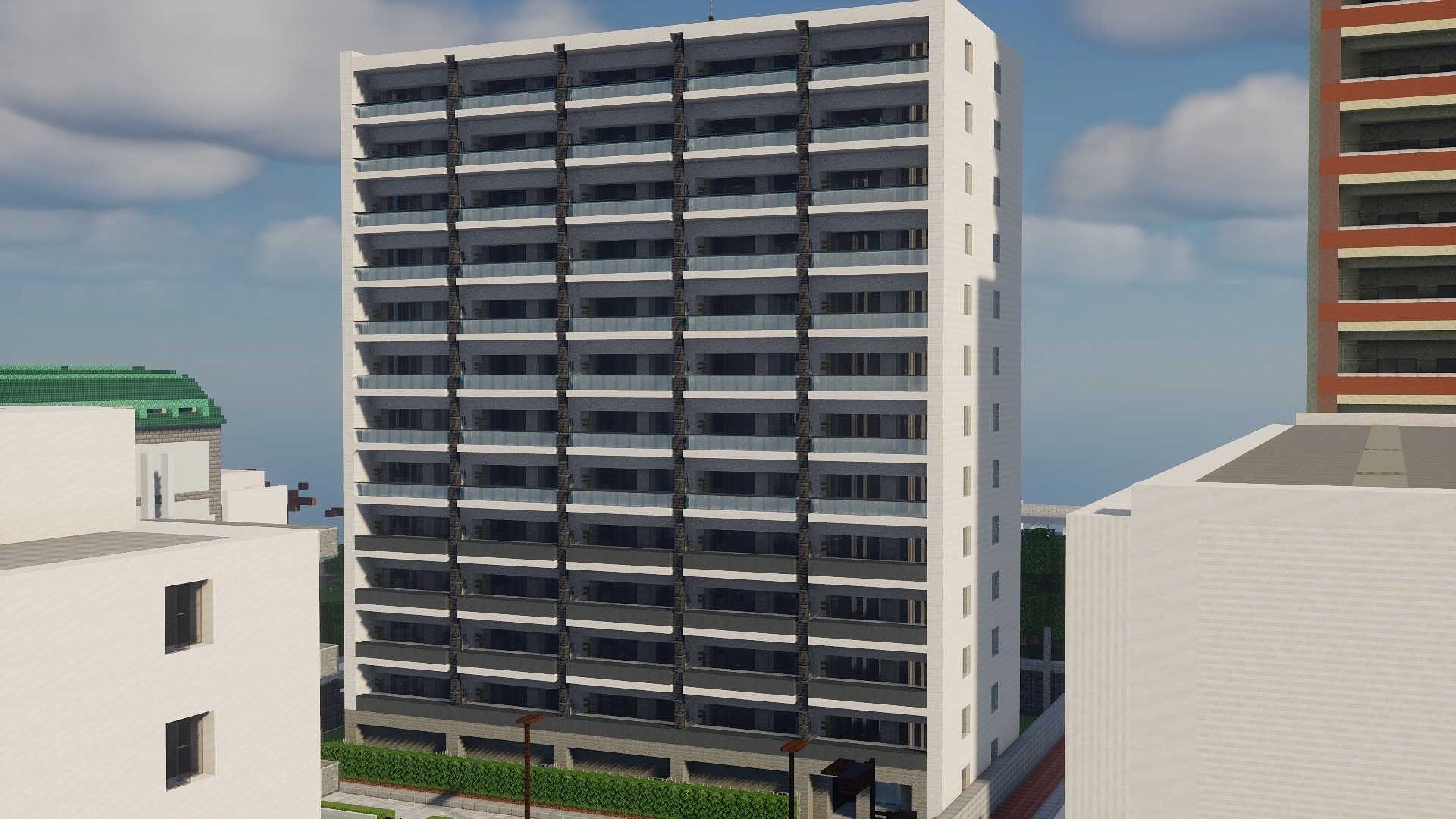 Minecraftで作成したオリジナル現代建築集 ー Part3 中規模マンション かいちょう Note Minecraftで作成したオリジナル現代建築集 ー Part3 中規模マンション かいちょう Note