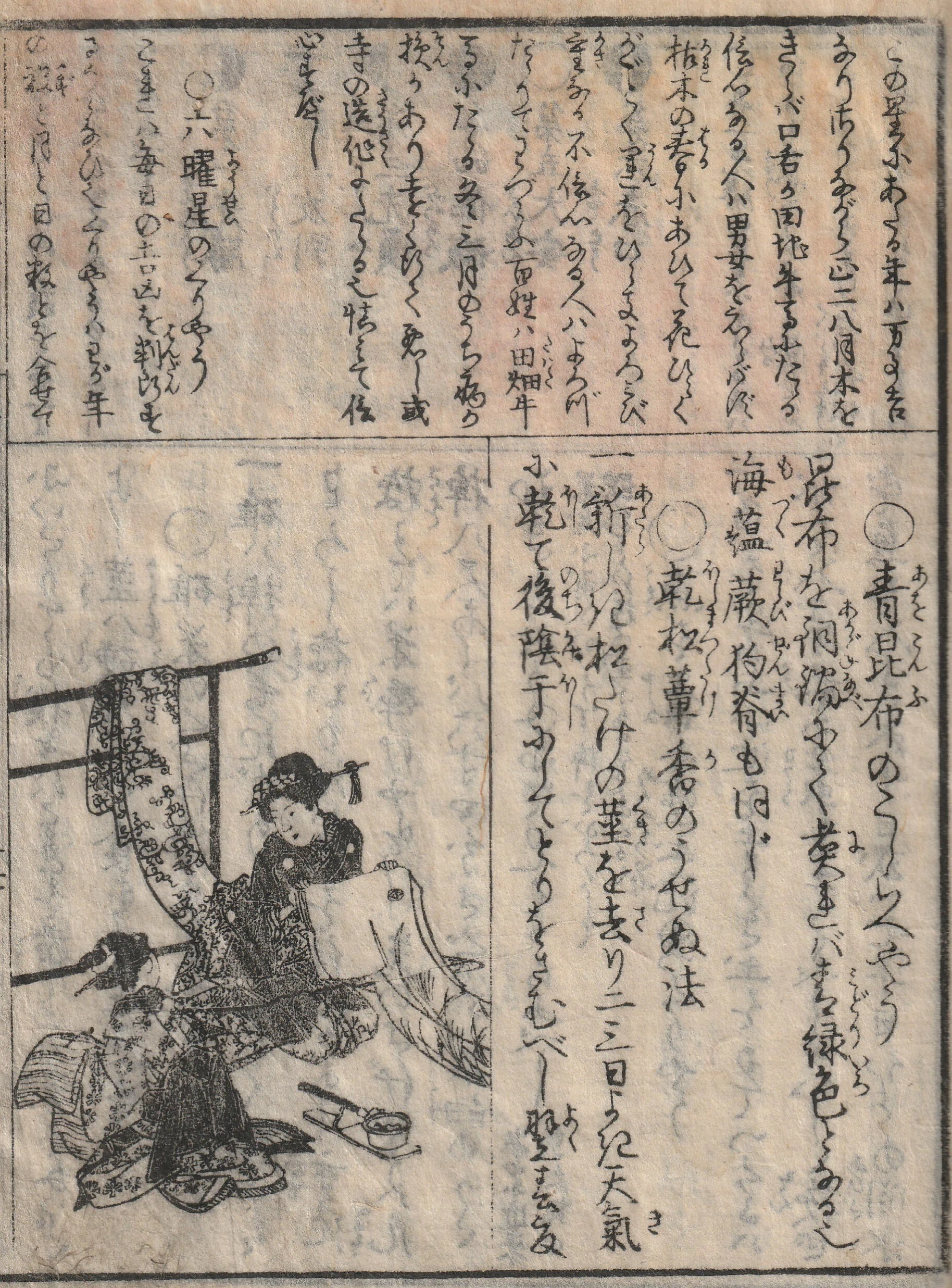 昆布を青くする方法など。江戸時代の古文書『廣益秘事大全』解読⑩｜た
