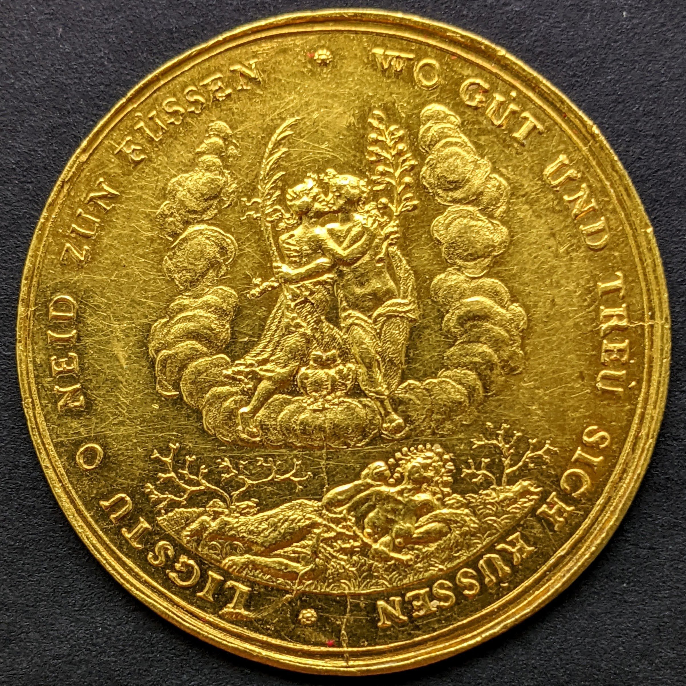 1679年 ハンブルク ポルトガレッサー 5D 金メダル (1679 Hamburg