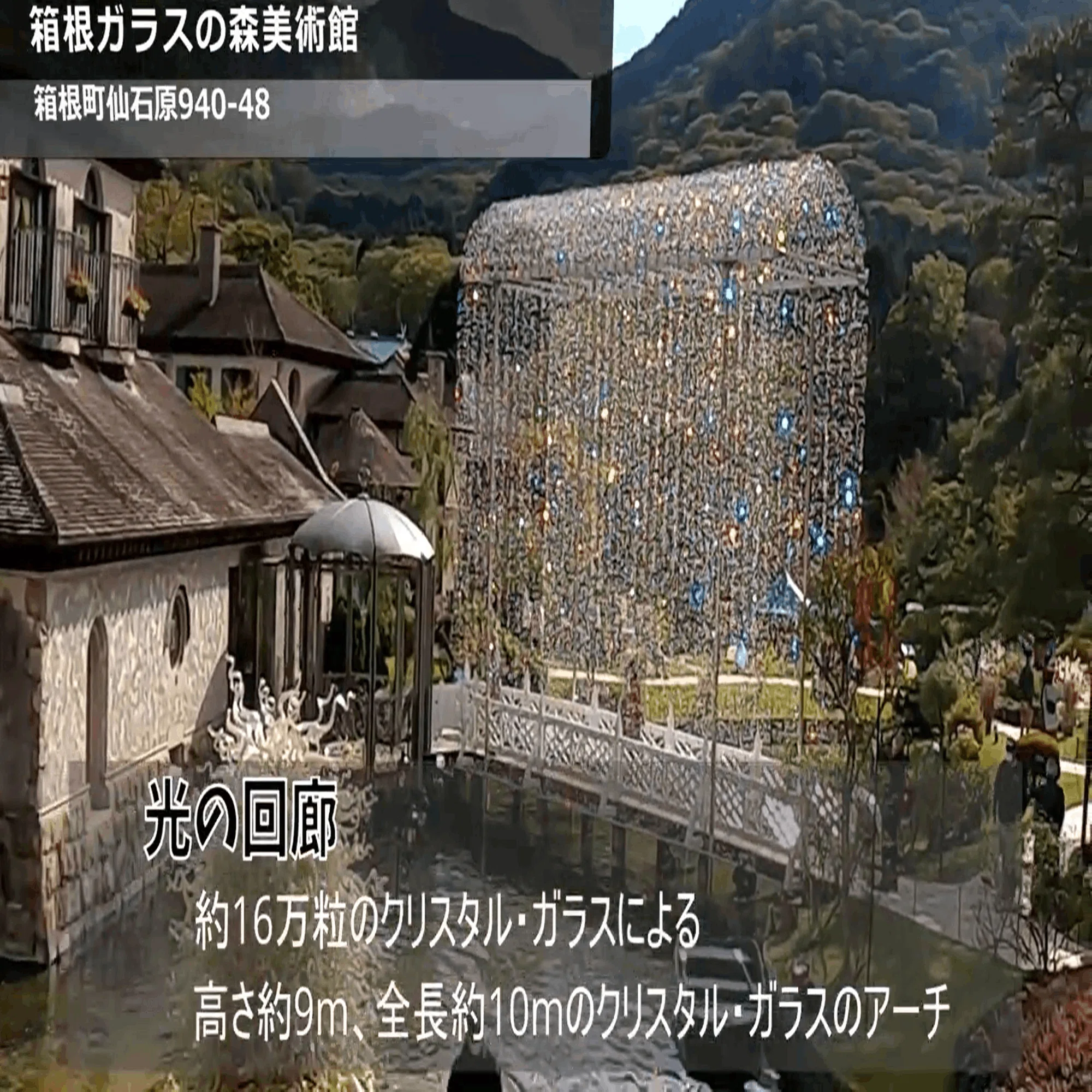 キラキラなクリスタルにうっとり。箱根ガラスの森美術館【箱根フリー 