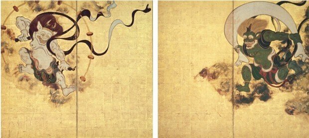 風神雷神図屏風の系譜｜Kentax