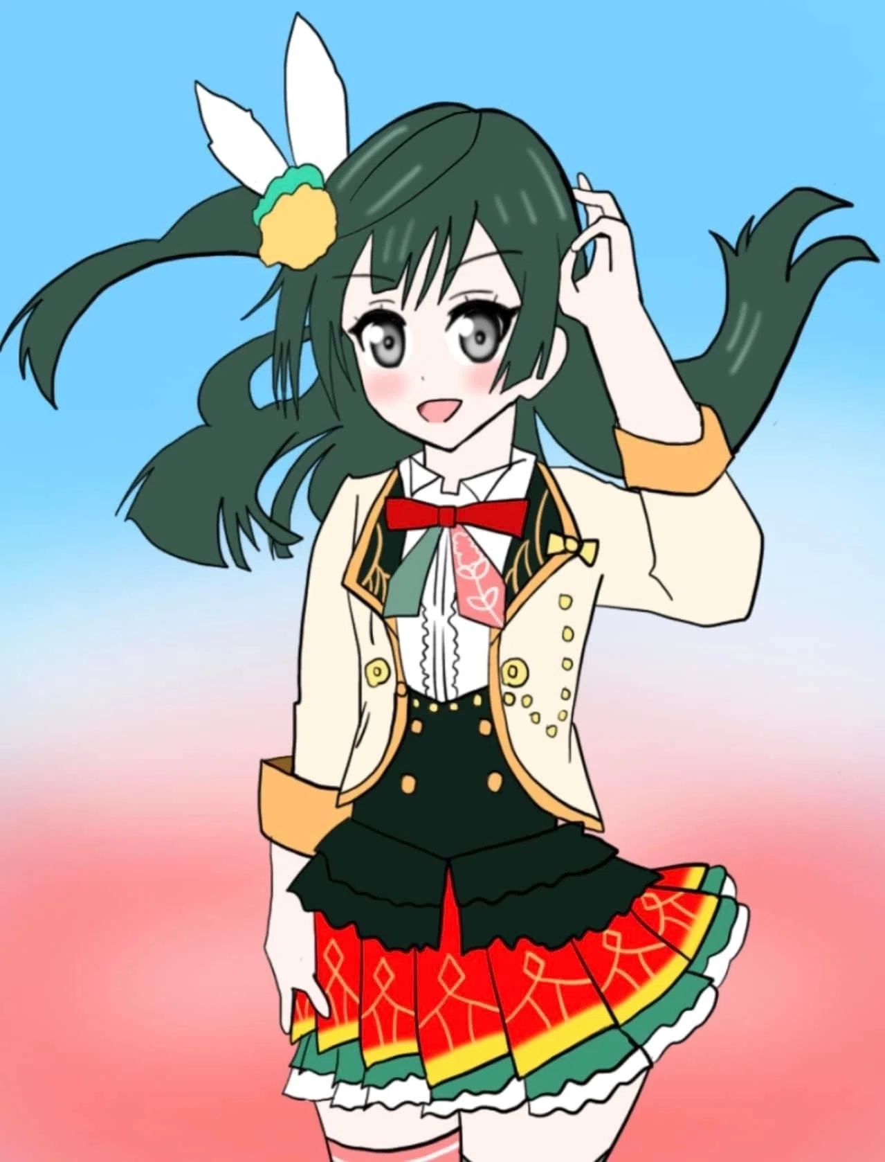 8月8日はラブライブ虹ヶ咲の優木 せつ菜の誕生日｜絵描きの冒険者KATOSAN