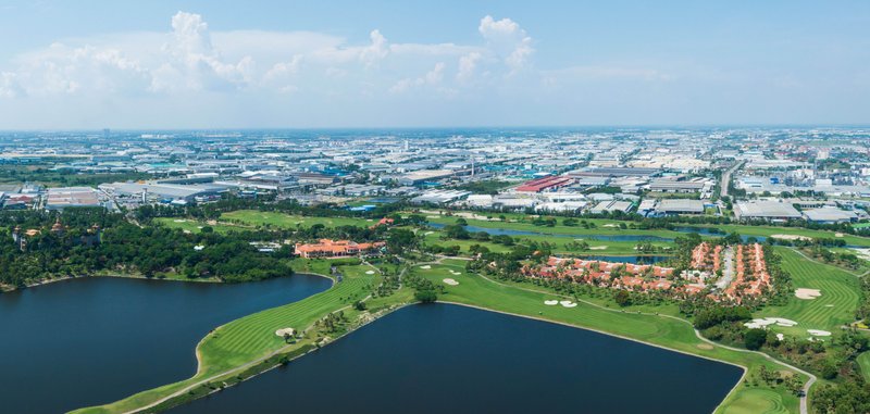 アマタ・シティ・チョンブリ工業団地全景(アマタ・コーポレーション提供)