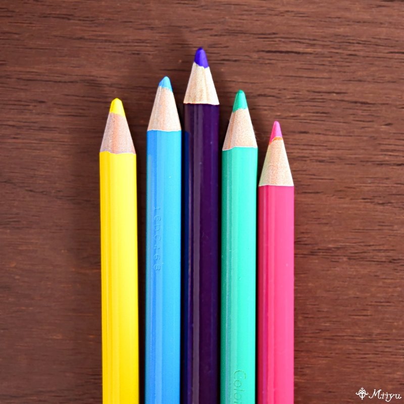 メインに使った色鉛筆