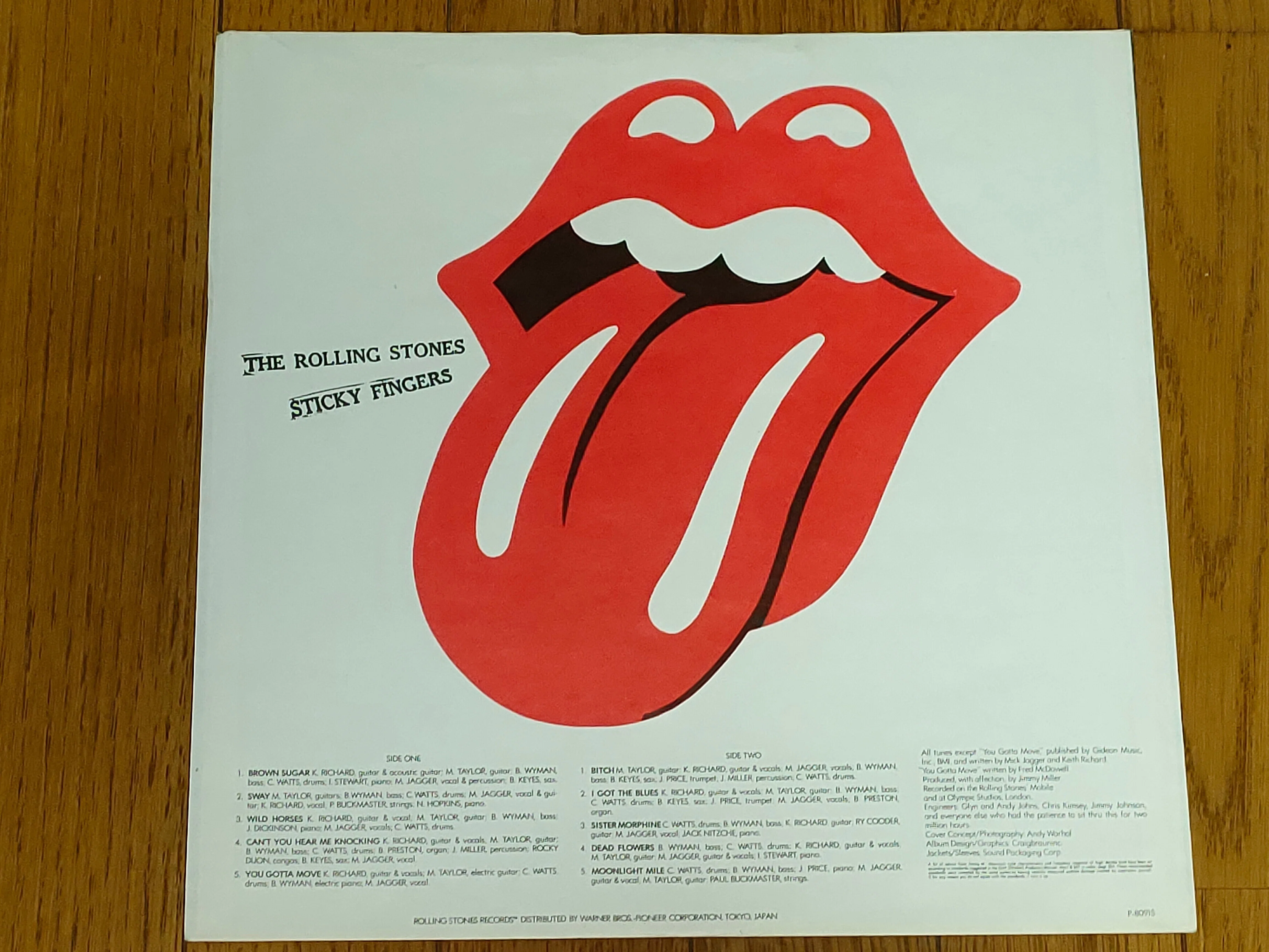 Sticky Fingers] (1971) The Rolling Stones - The first release on