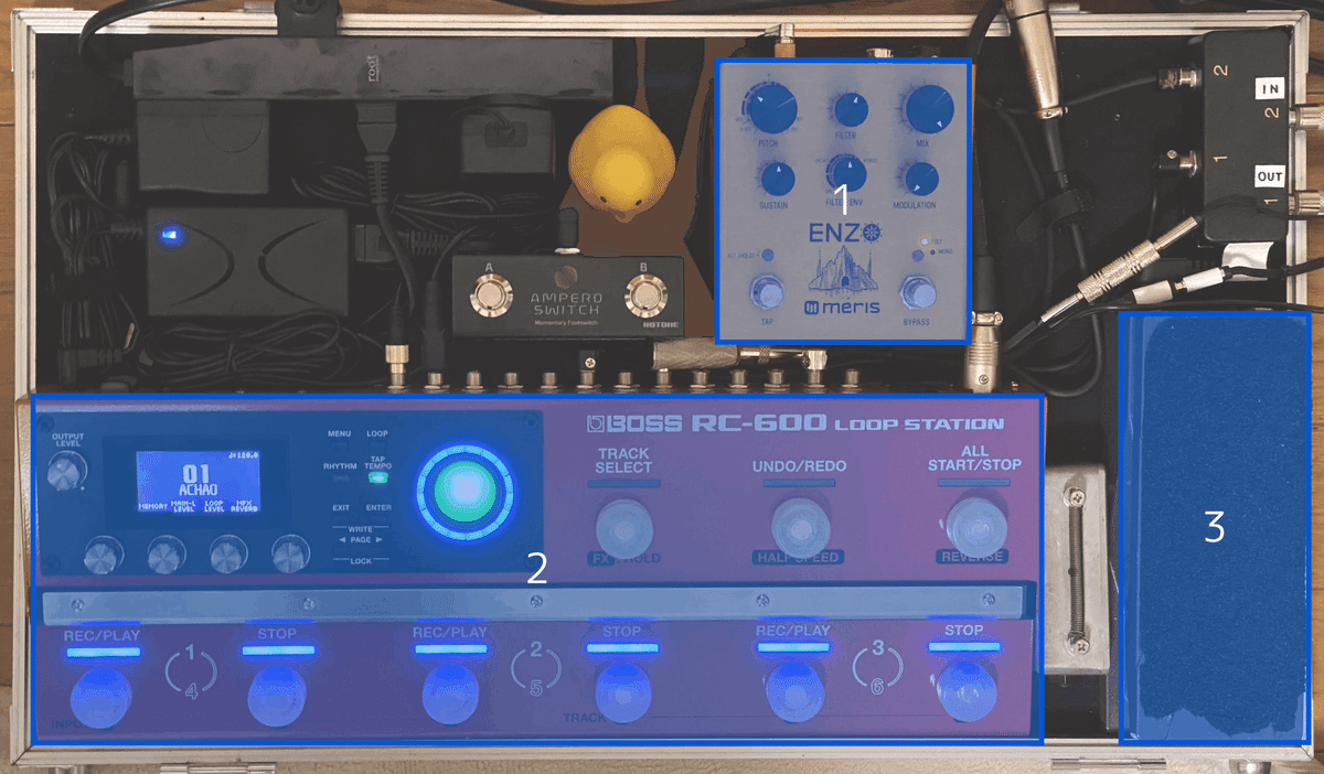エフェクター等　音楽機器類　５点まとめ Pedalboard with High-End Power Cables 【Tsuyoshi】 - YouTube