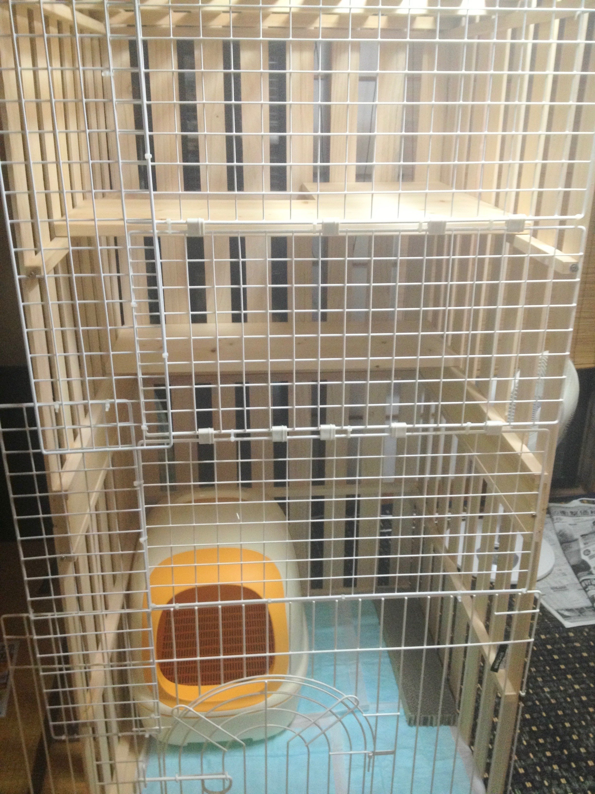 猫ケージステップ木製手作り 3枚 - メルカリ