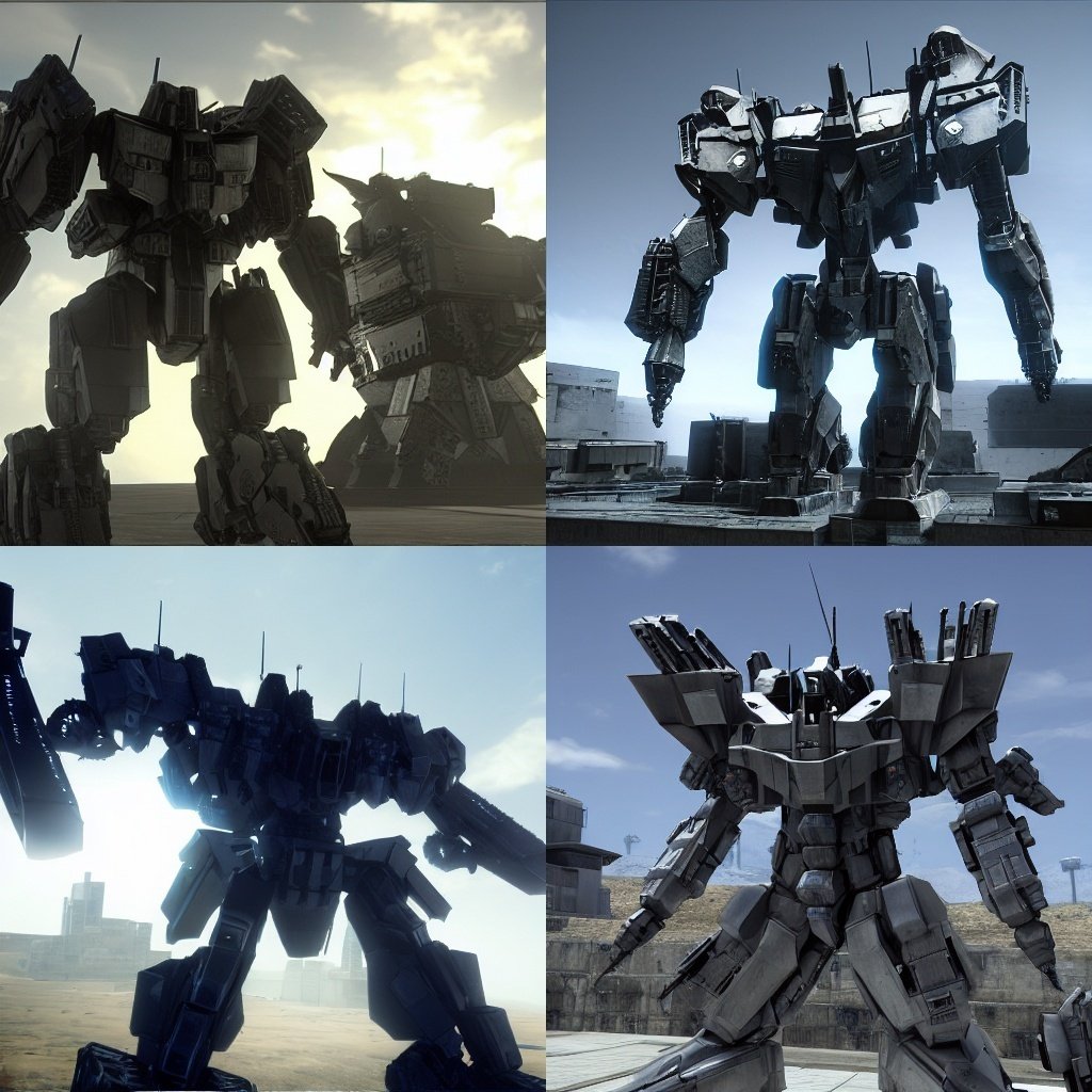 新しい画像ai Stablediffusion でアーマードコアっぽい画像生成 Abubu Nounanka Note