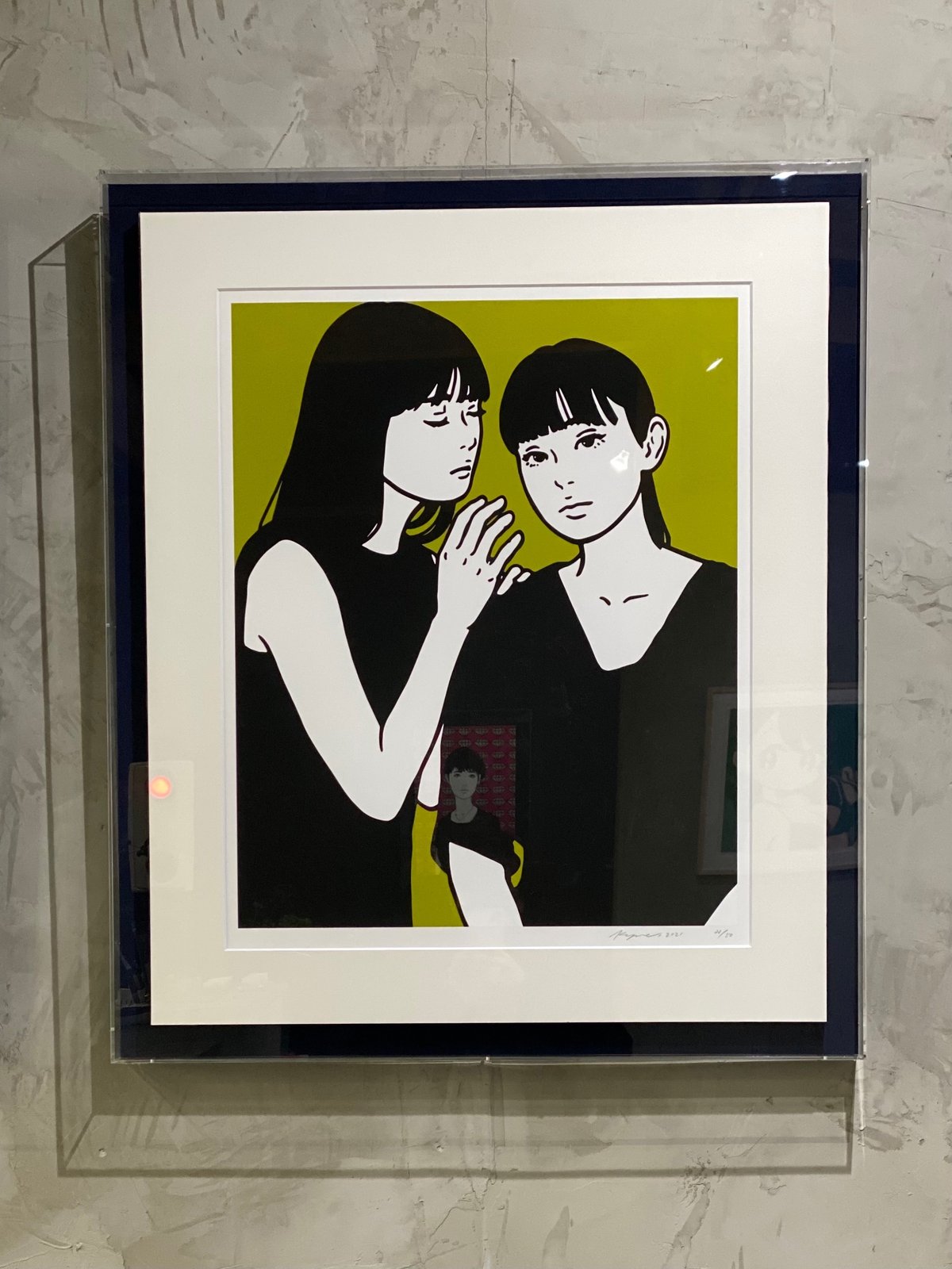 KYNE untitled (あこがれの色彩)（KYNE「untitled」木にアクリル画  