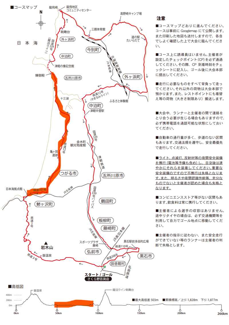 みちのく津軽ジャーニーラン266km完走記 その9 この漢、底が