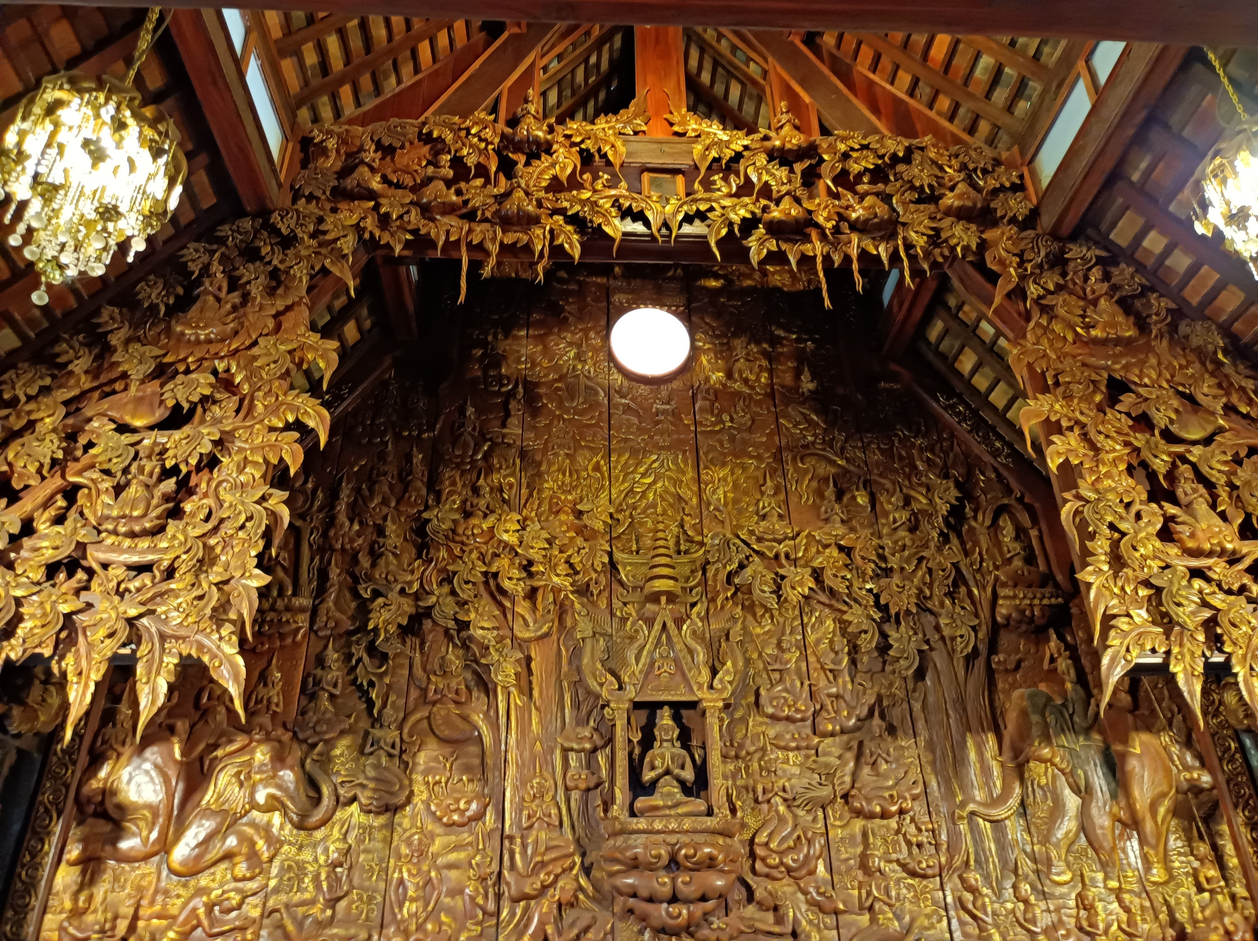 水彩画　タイ　チェンマイ　 お寺 SHO 水彩画 お寺 SHO タイチェンマイ - メルカリ