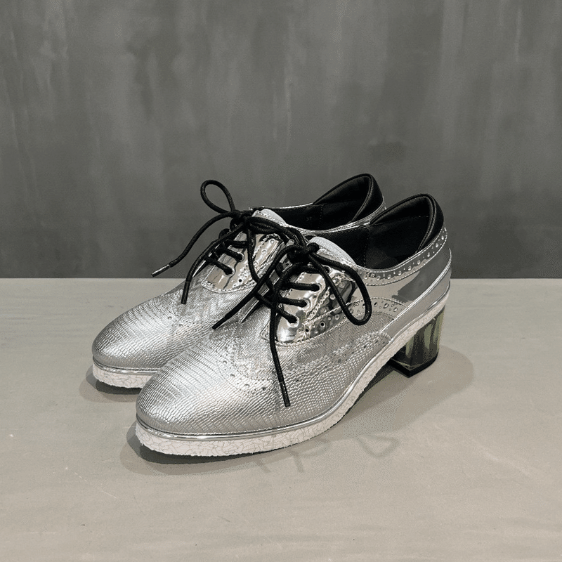 UNITED NUDE 22AW Brogue ブラック クリアヒール 39